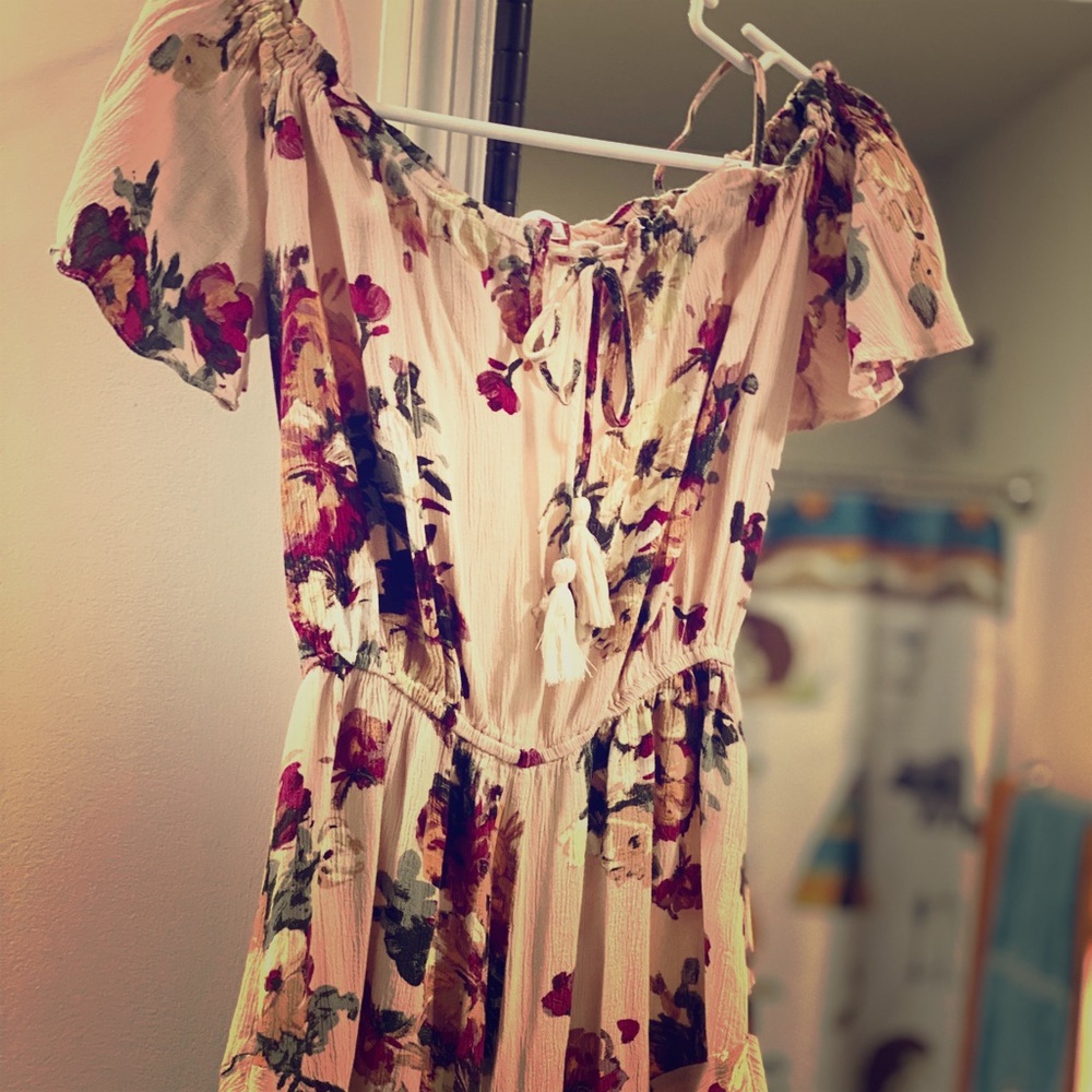 BKE ruffled romper